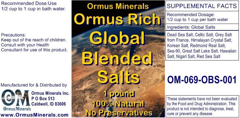Ormus Minerals Ormus Rich Blended Salts 1 lb. Ormus Minerals Ormus Rich Blended Salts 1 lb.